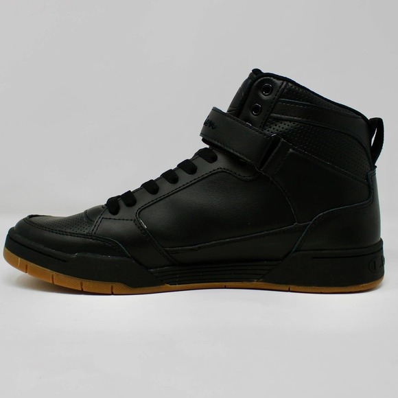 *NEW* Champion Arena Power HI Black Lifestyle Sneakers Black/Gum Size 11 - Picture 4 of 9